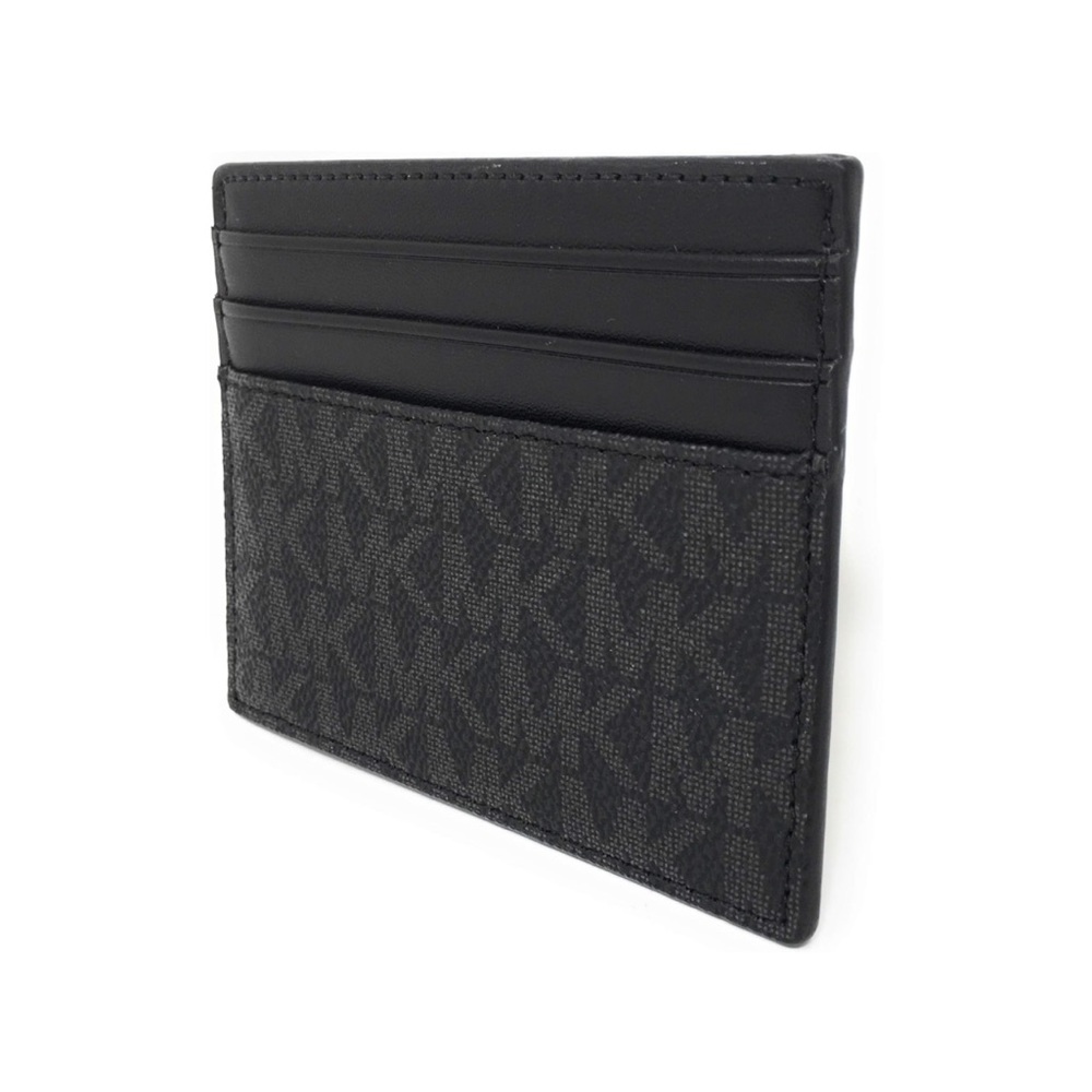 Michael Kors 🪢 NWT! Greyson Card Case in Black/Charcoal - Picture 3 of 5